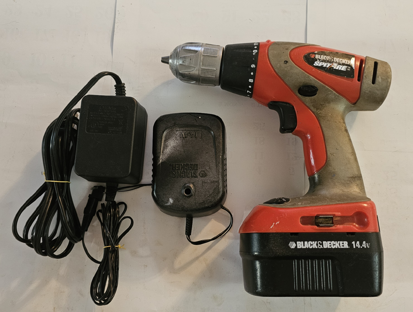 Black & Decker Spitfire 14.4V Cordless Drill