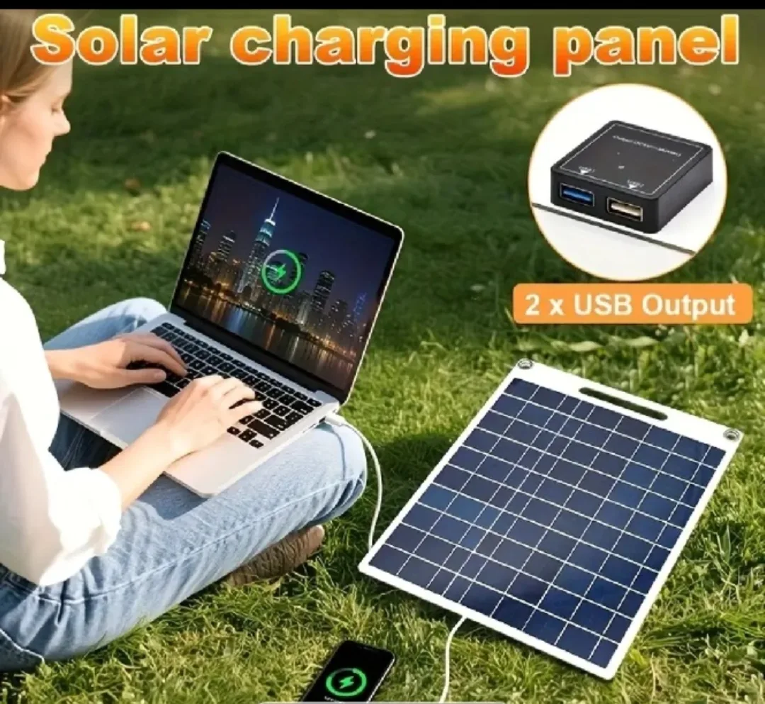 ⚡ Ultra-Efficient Solar Panel Charger | Portable & Lightweight 🔋 image indicator(7)