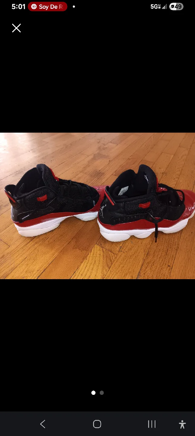 Jordan Jumpman 23 Black/Red Shoes image indicator(2)