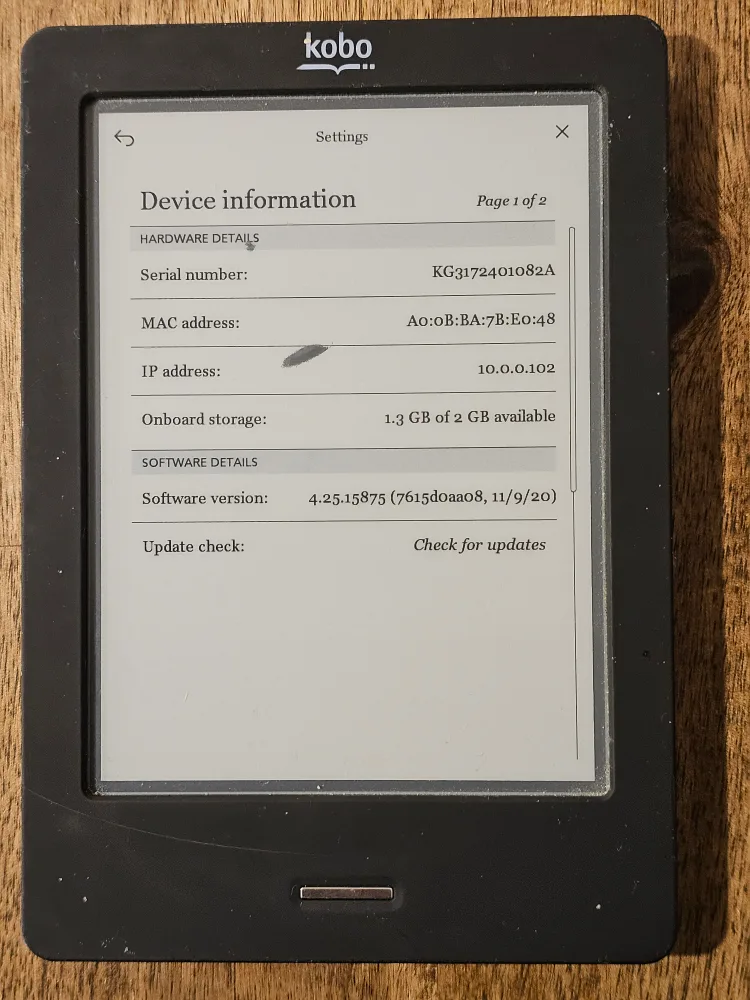 Kobo Touch eReader - image indicator(2)