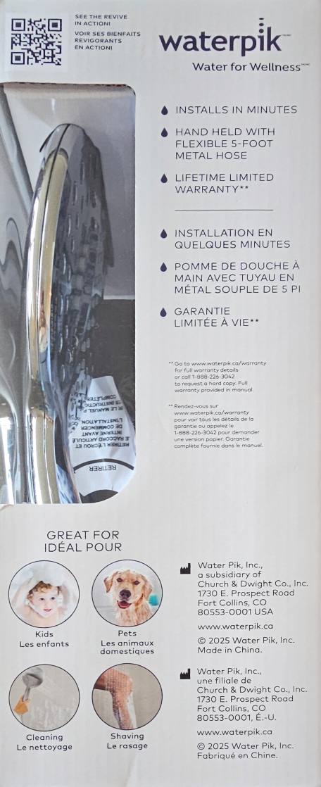 Waterpik Revive PowerPulse Shower Head - New in Box - photo 4