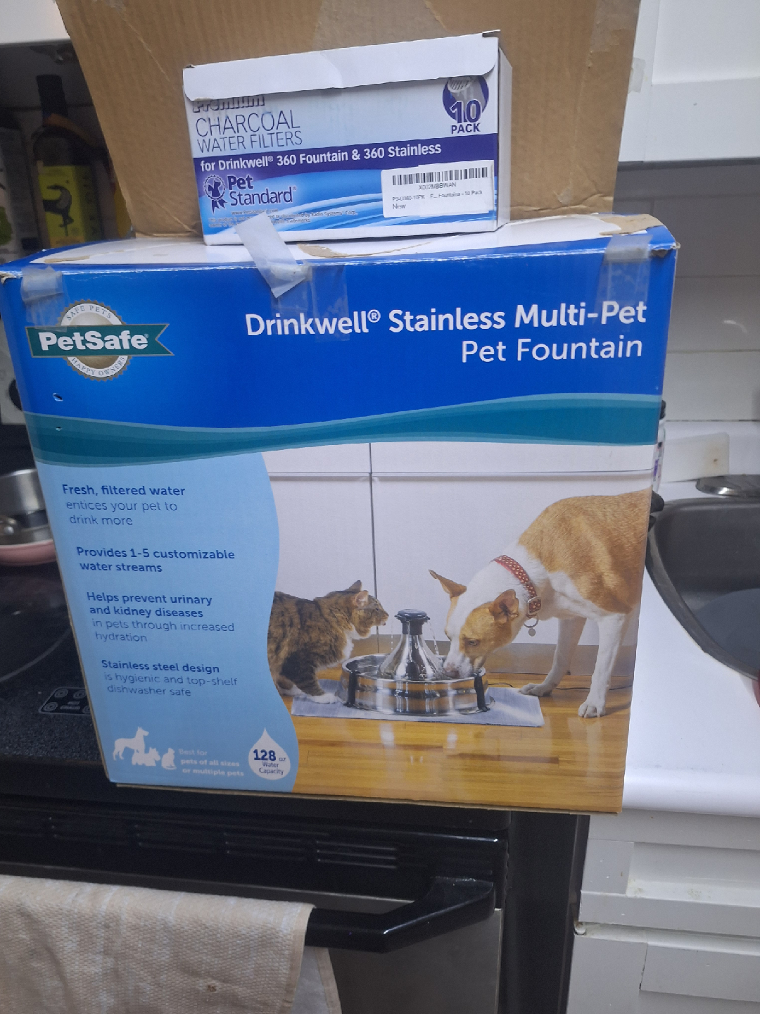 PetSafe Drinkwell Stainless Multi-Pet Fountain