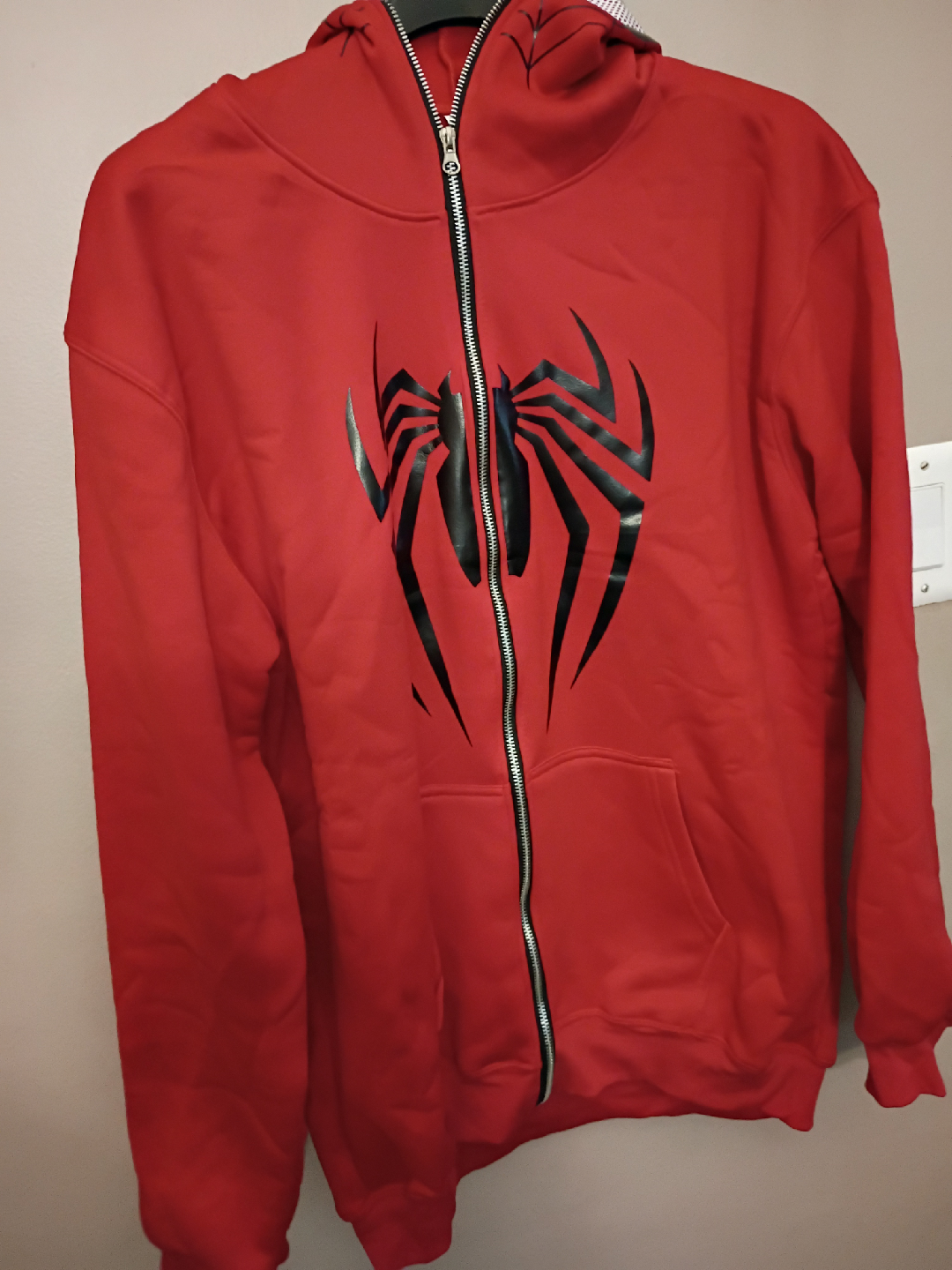 Red Spider-Man Full Zip Hoodie