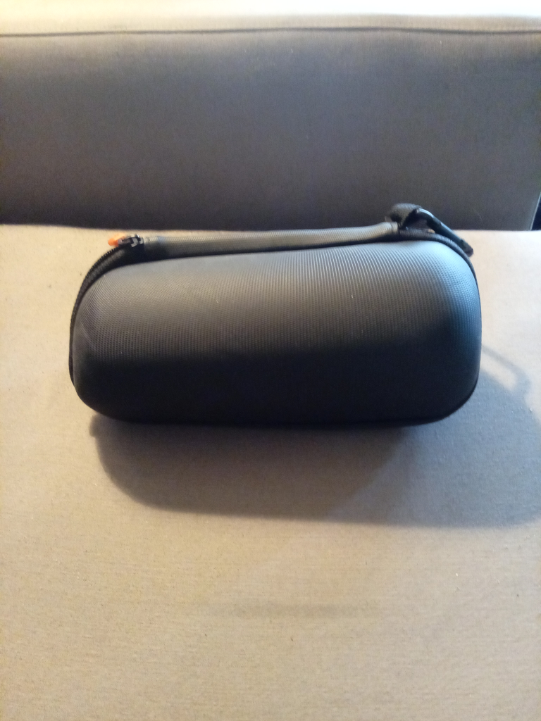 SPEAKER CASE - Black Hard Shell Zipper Case