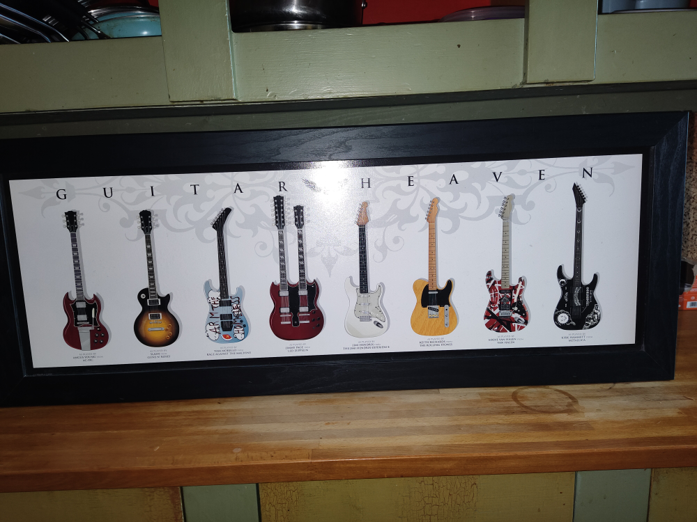 "Guitar Heaven" Framed Picture - photo 2