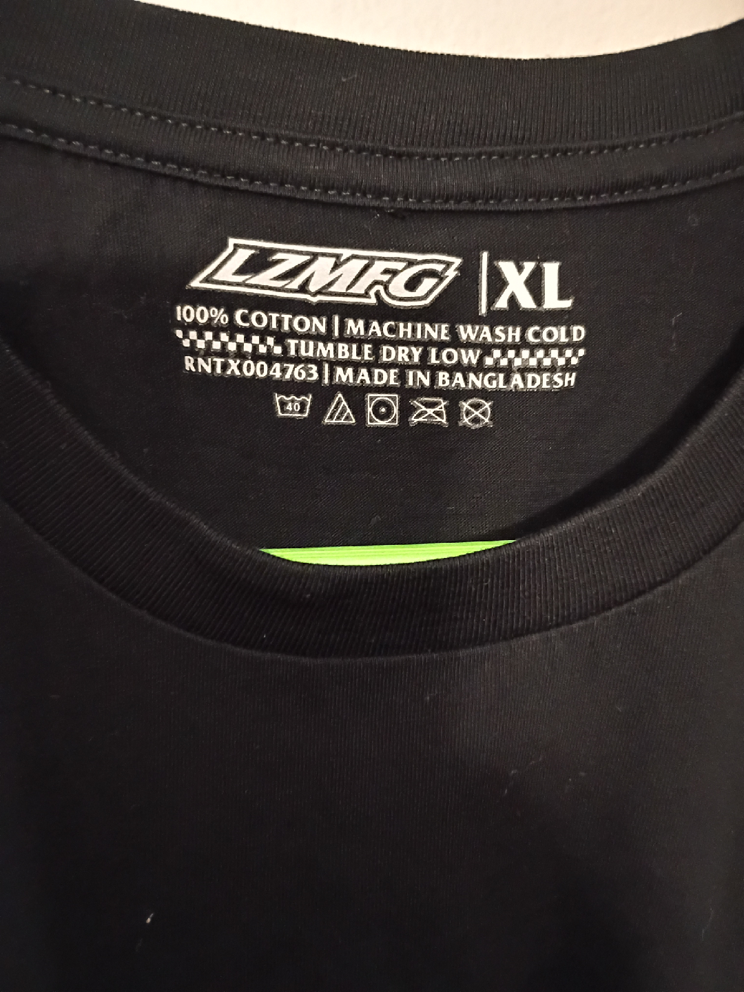 LZMFG Black T-Shirt - XL - photo 2