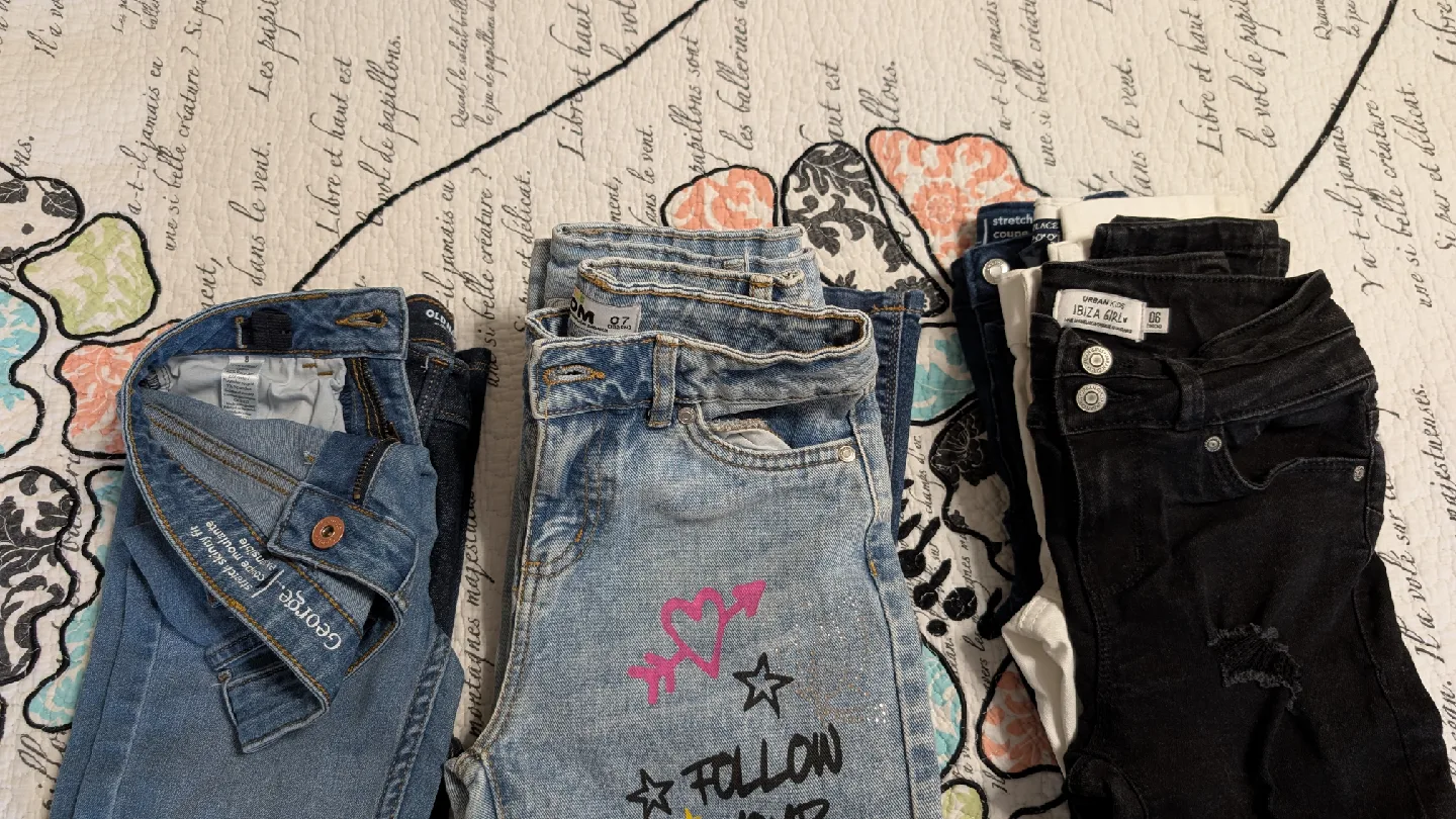 Girls Jeans Bundle - Sizes 6-7-8 image indicator(4)