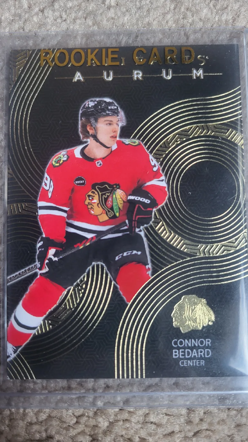 Connor Bedard Aurum Rookie Card - Chicago Blackhawks thumbnail