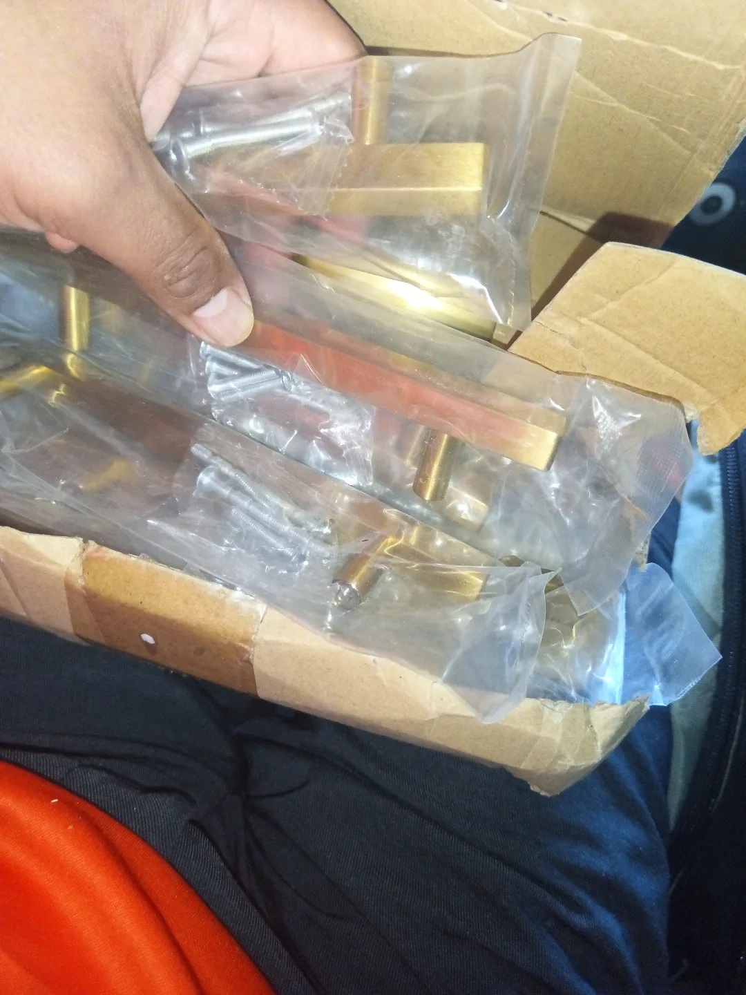 New Gold Drawer Pulls (Box of 10) image indicator(2)