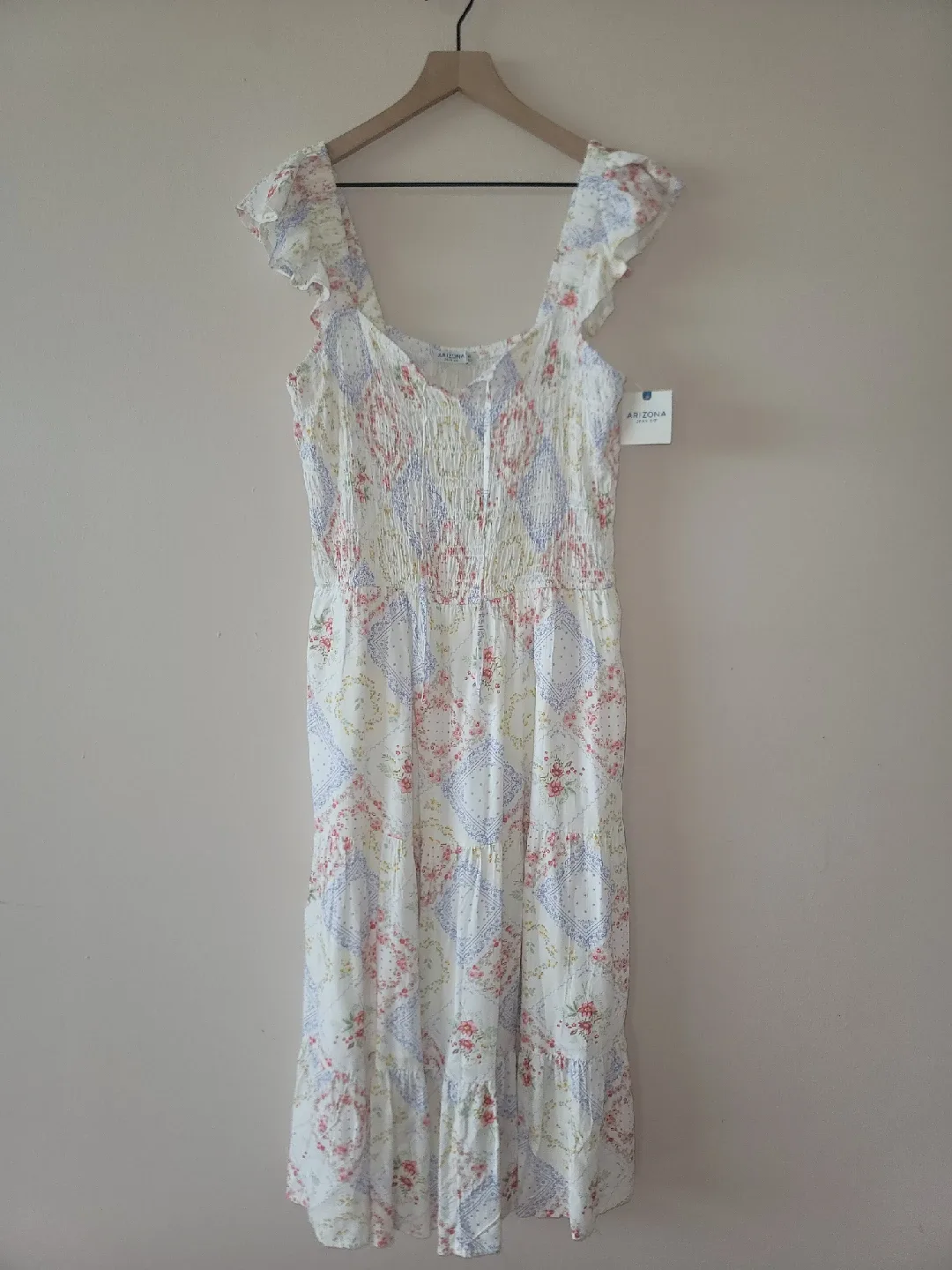 Arizona Jean Company Floral Patchwork Dress - Multicolor NWT XXL thumbnail