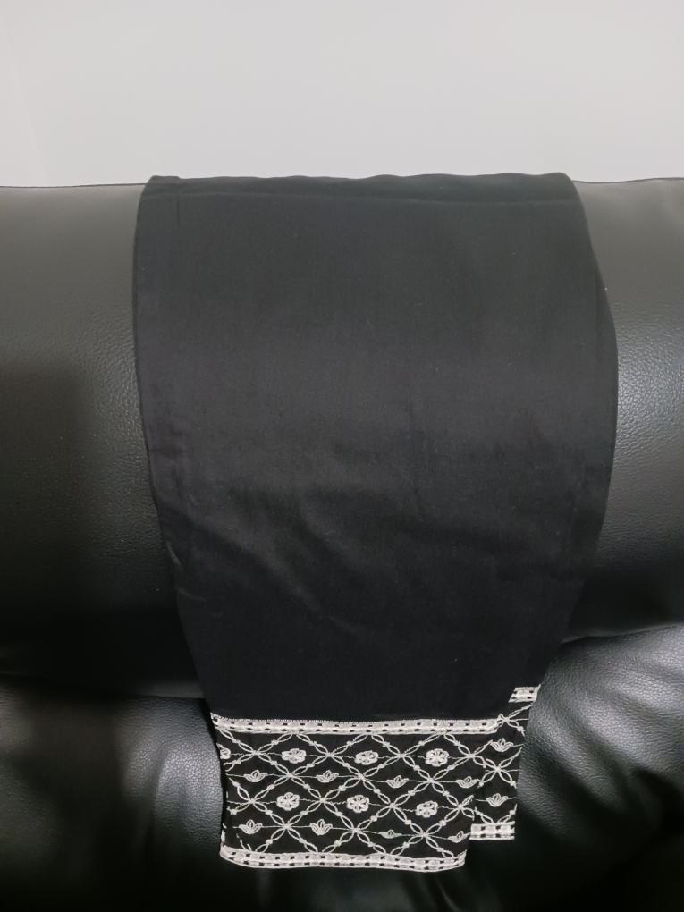 Black Embroidered 2piece suit lohre sale sale - photo 2