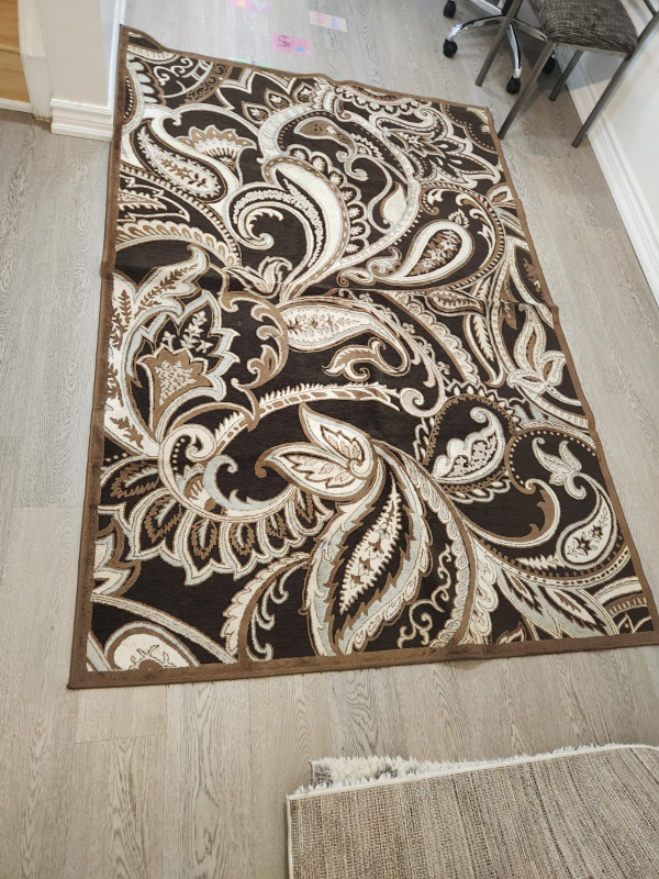 Ambrose Area Rug 5'3" x 7'6" Dark Chocolate/Brown - photo 4