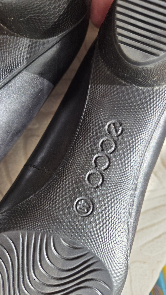 Ecco Black Leather Women's Shoes Size 40 - photo 3