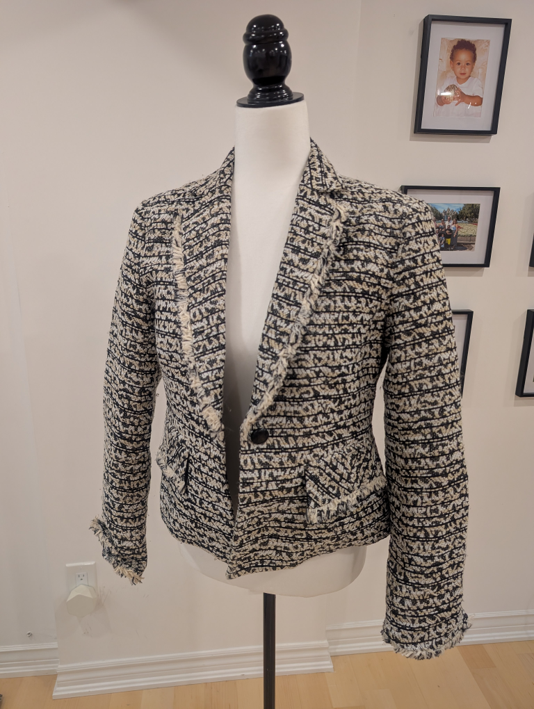Nanette Lepore Tweed Blazer - Size 8