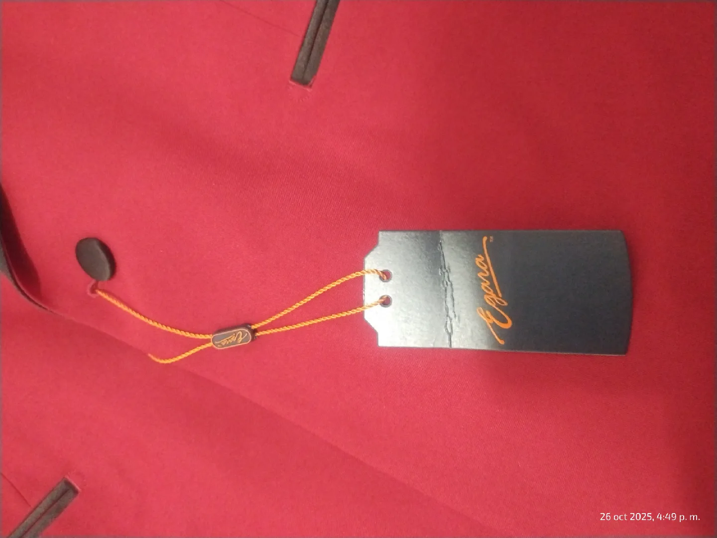 Egara Slim Fit Red Tuxedo Jacket image indicator(2)