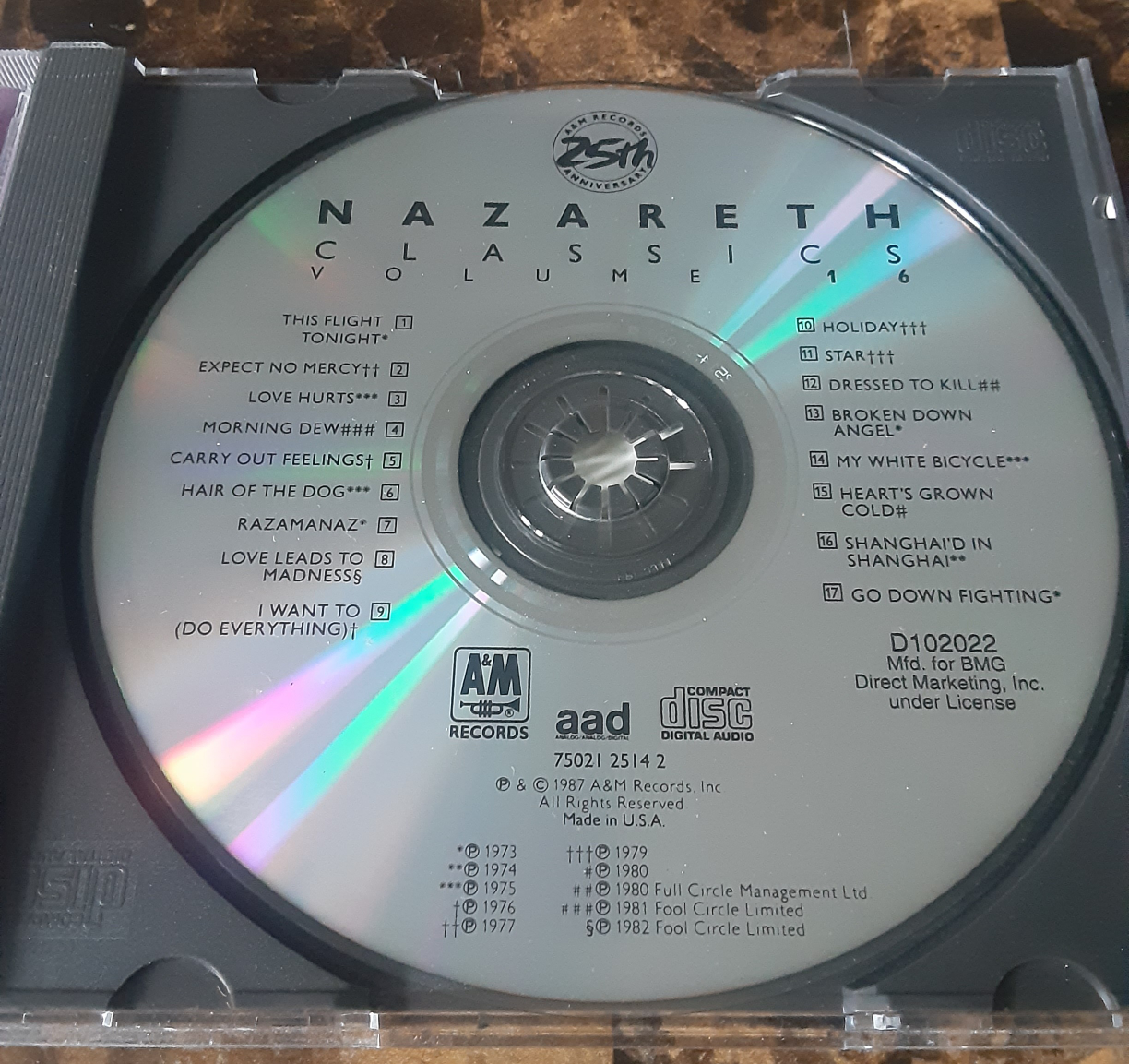 Nazareth Classics Volume 16 CD - photo 3
