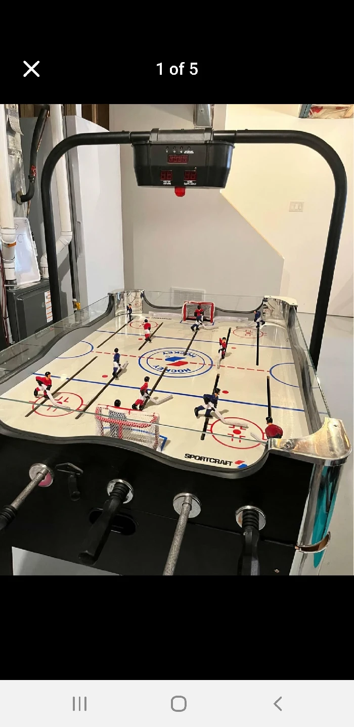 Sportcraft Table Top Rod Hockey Game - photo 4