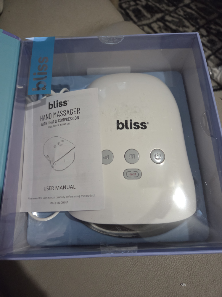 Bliss Spa To Go Hand Massager with Heat & Compression - photo 2