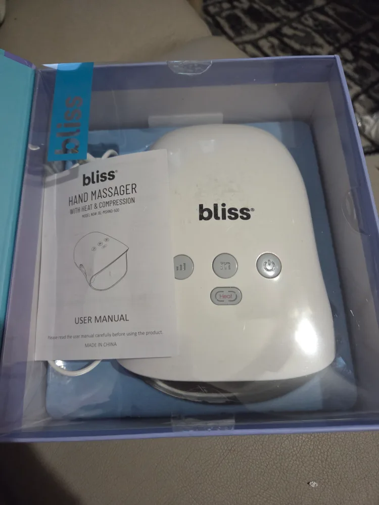 Bliss Spa To Go Hand Massager with Heat & Compression image indicator(2)