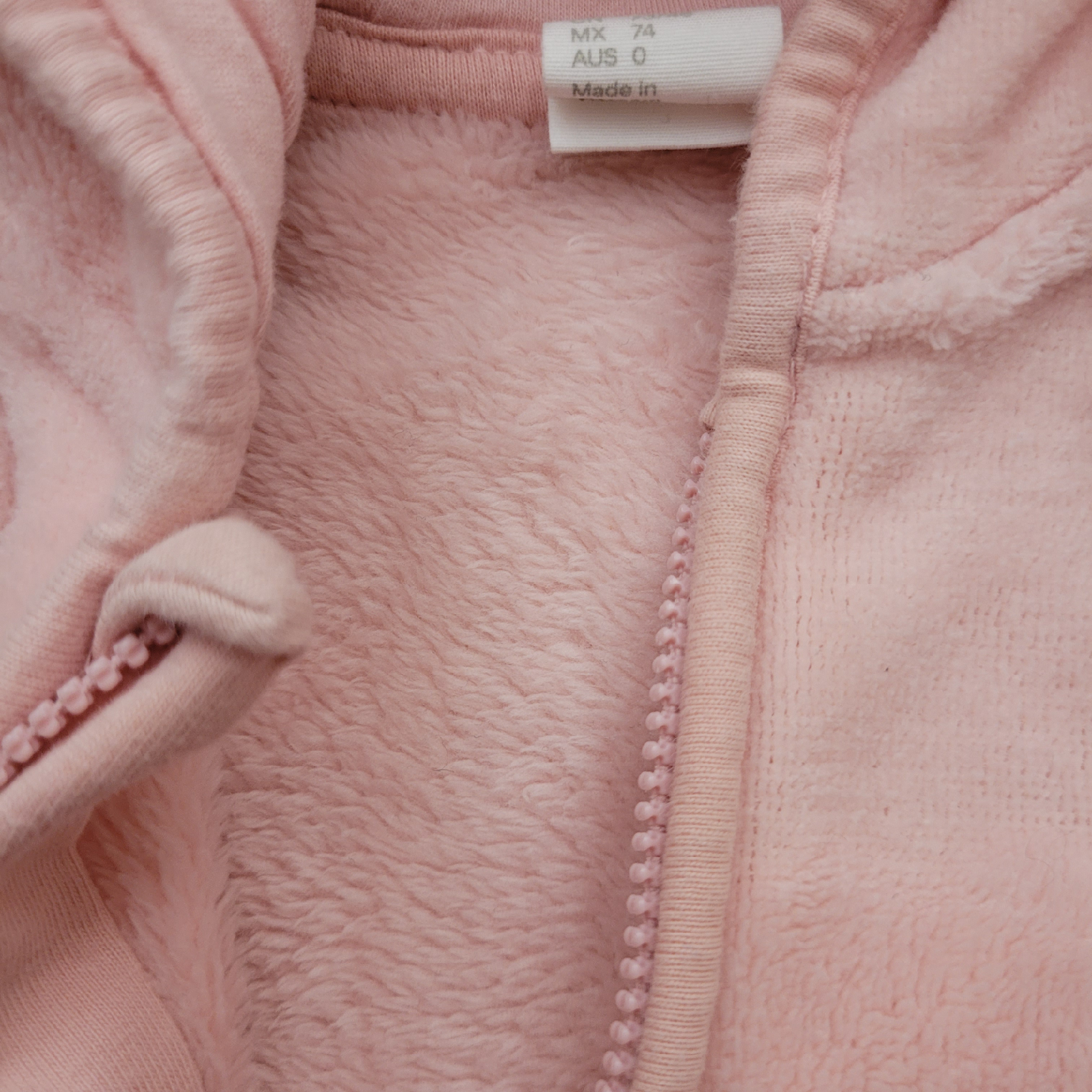 Pink Bear Ear Hoodie, Size 1-1.5 Years - photo 5