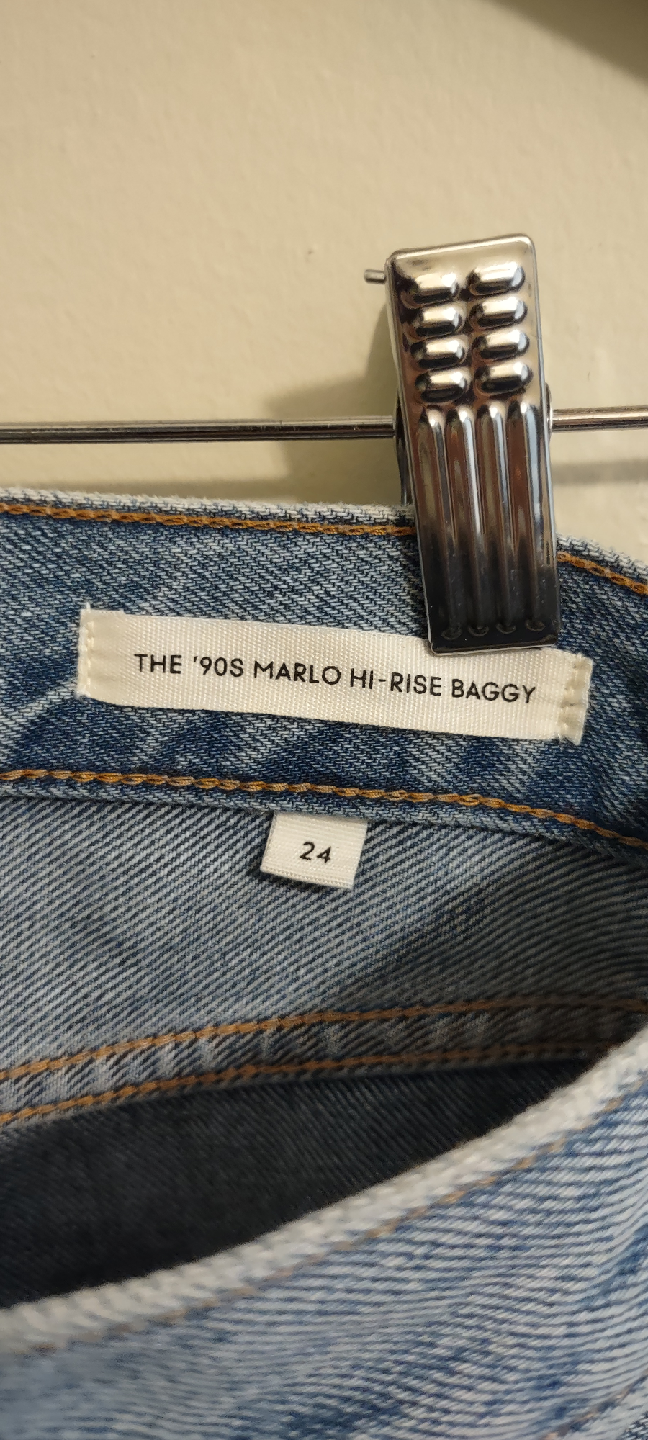 Aritiza Denim Forum boyfriend'90s Marlo Hi-Rise Baggy Jeans - photo 2