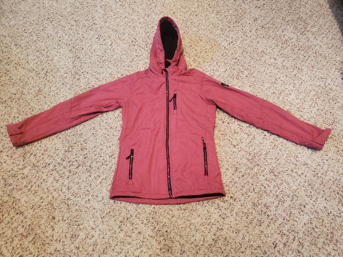 Killtec Hooded Softshell Jacket - Red
