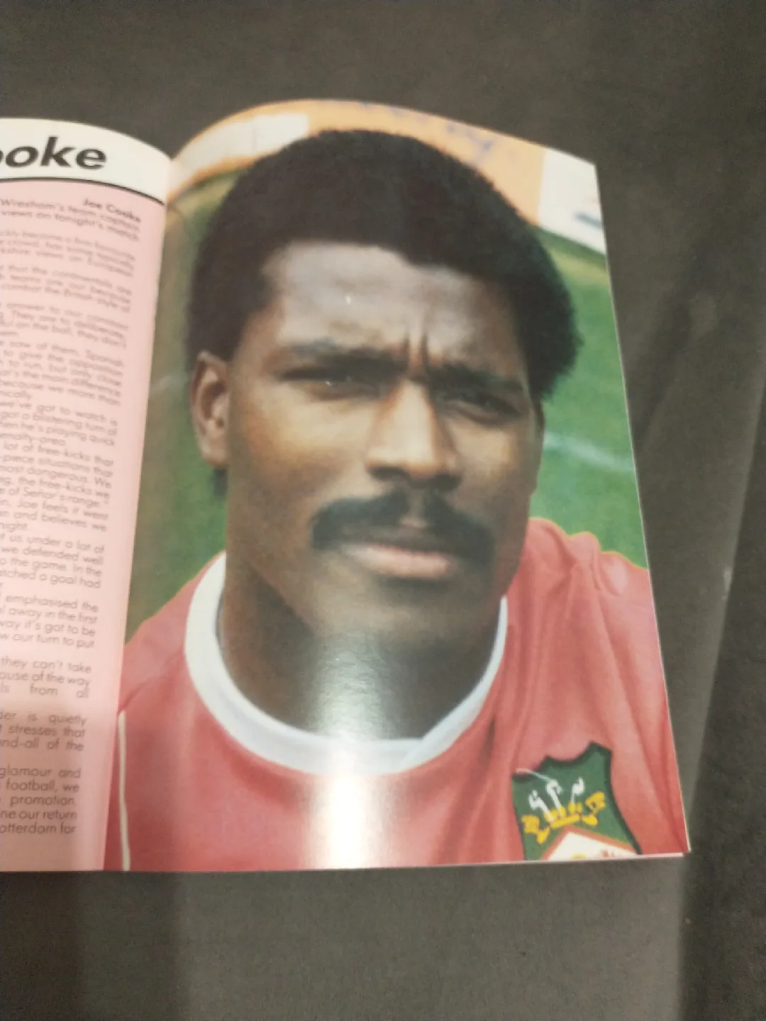 Rare 1986 Wrexham vs Real Zaragoza Cup Winner's Cup program image indicator(9)