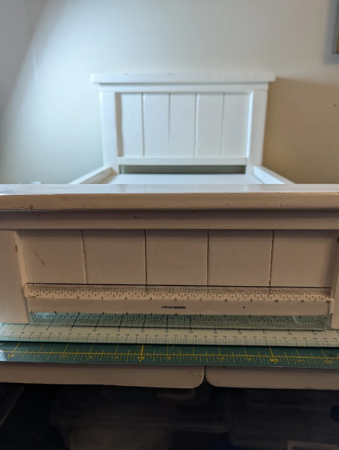 White Wooden Doll Bed 18" image indicator(5)