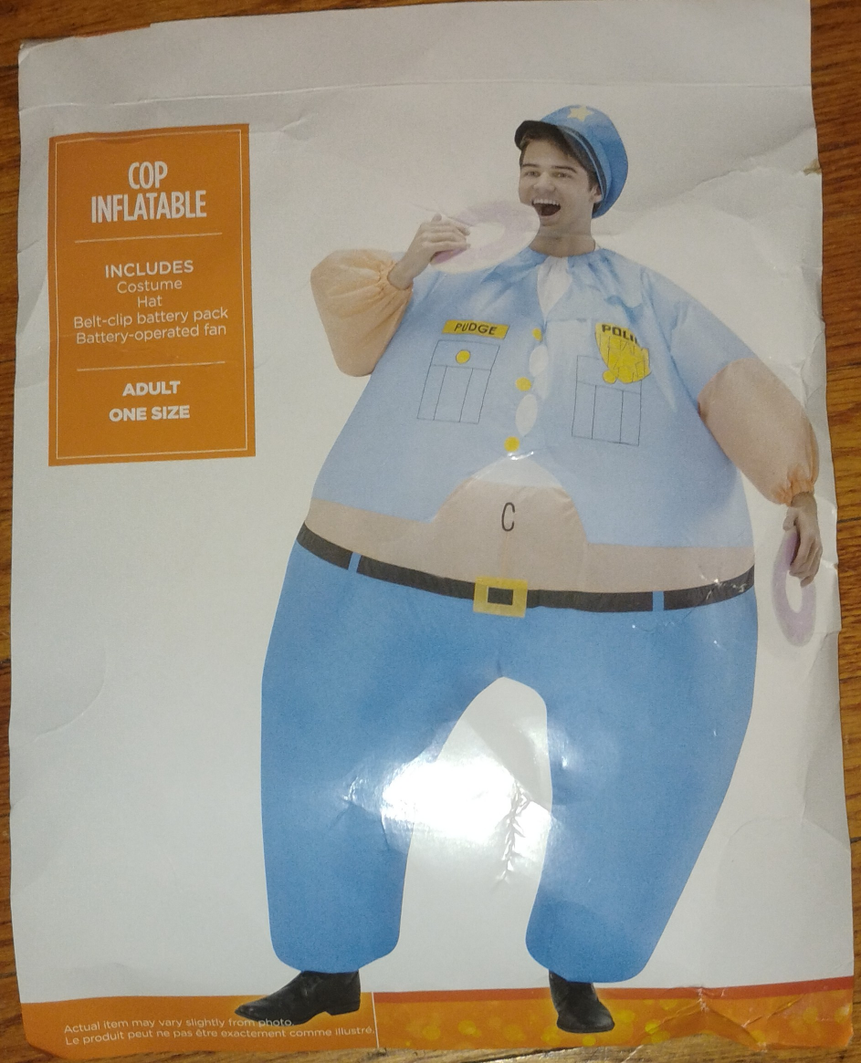 Cop Inflatable Adult Costume One-Size - photo 5