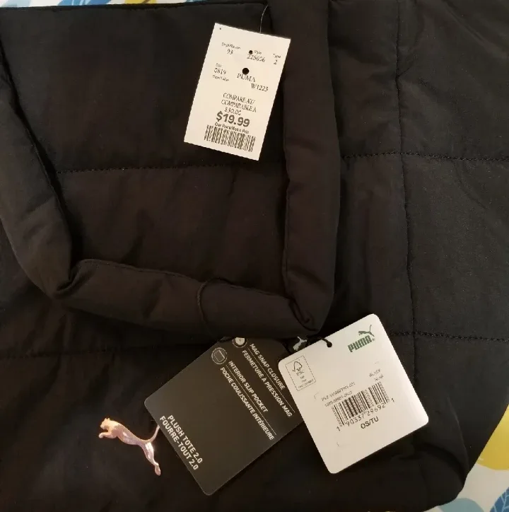 Puma Plush Tote 2.0 - Black 🥕 image indicator(3)