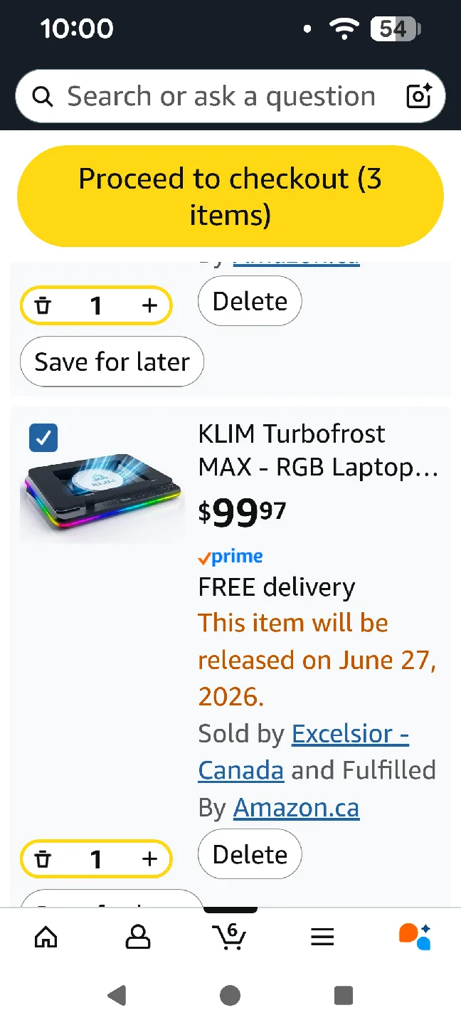 KLIM TurboFrost MAX RGB Laptop Cooling Pad thumbnail