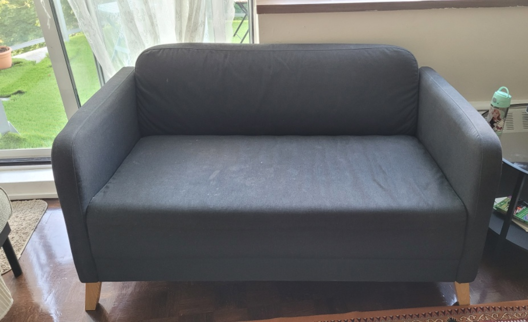 Moving out sale .IKEA LINANÄS Loveseat - Vissle Dark Grey - photo 2