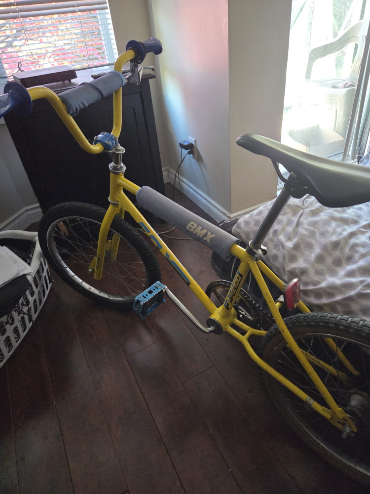 Yellow BMX Bike