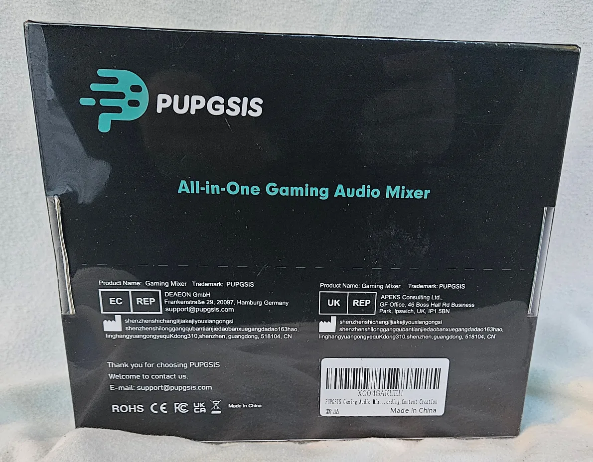 New PUPGSIS T12 Gaming Audio Mixer image indicator(2)