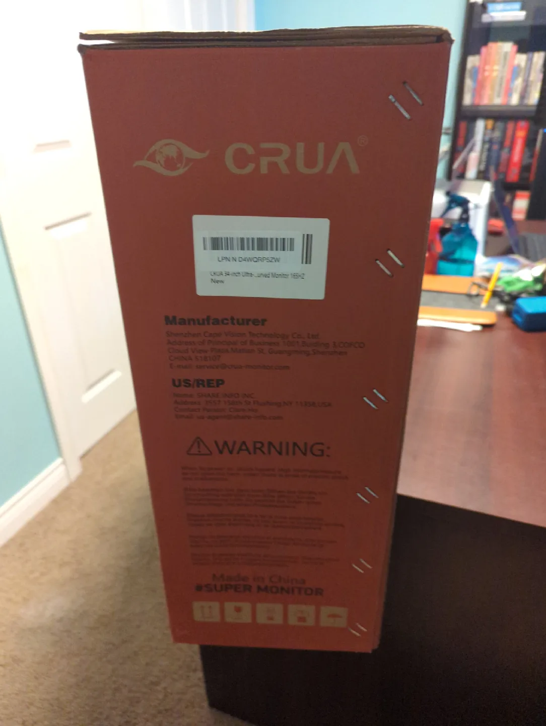 New CRUA 34-Inch Ultra-Curved Monitor 165Hz image indicator(3)