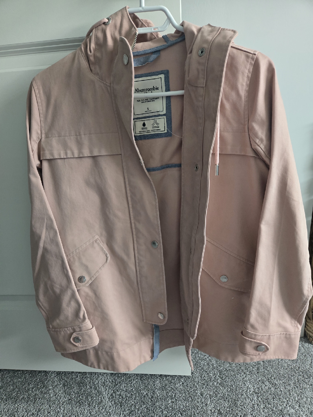 Abercrombie & Fitch Pink Jacket - Size Small
