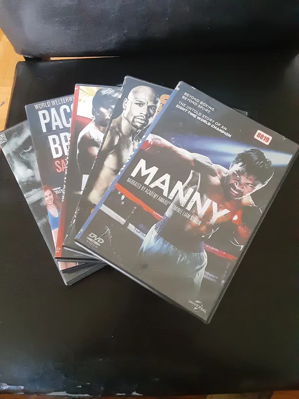 5 Boxing DVDs - Mayweather, Pacquiao, Bradley thumbnail