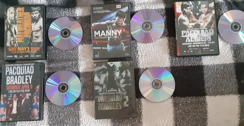 5 Boxing DVDs - Mayweather, Pacquiao, Bradley image indicator(5)