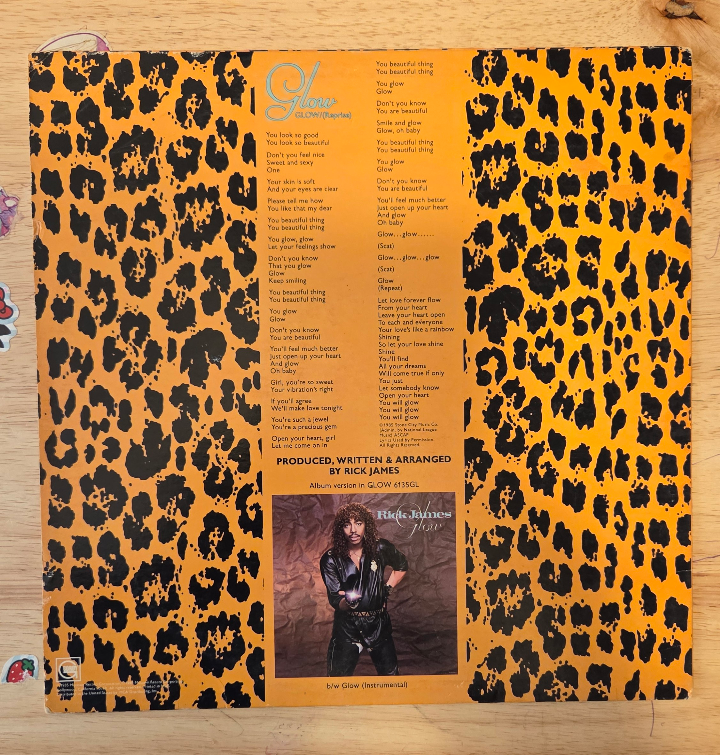 Rick James Glow Vinyl Record - photo 2