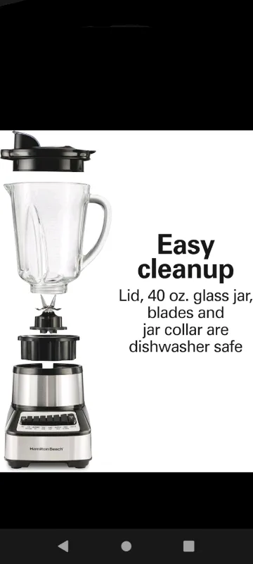 Hamilton Beach 54221 Wave Crusher Blender brand new... image indicator(6)