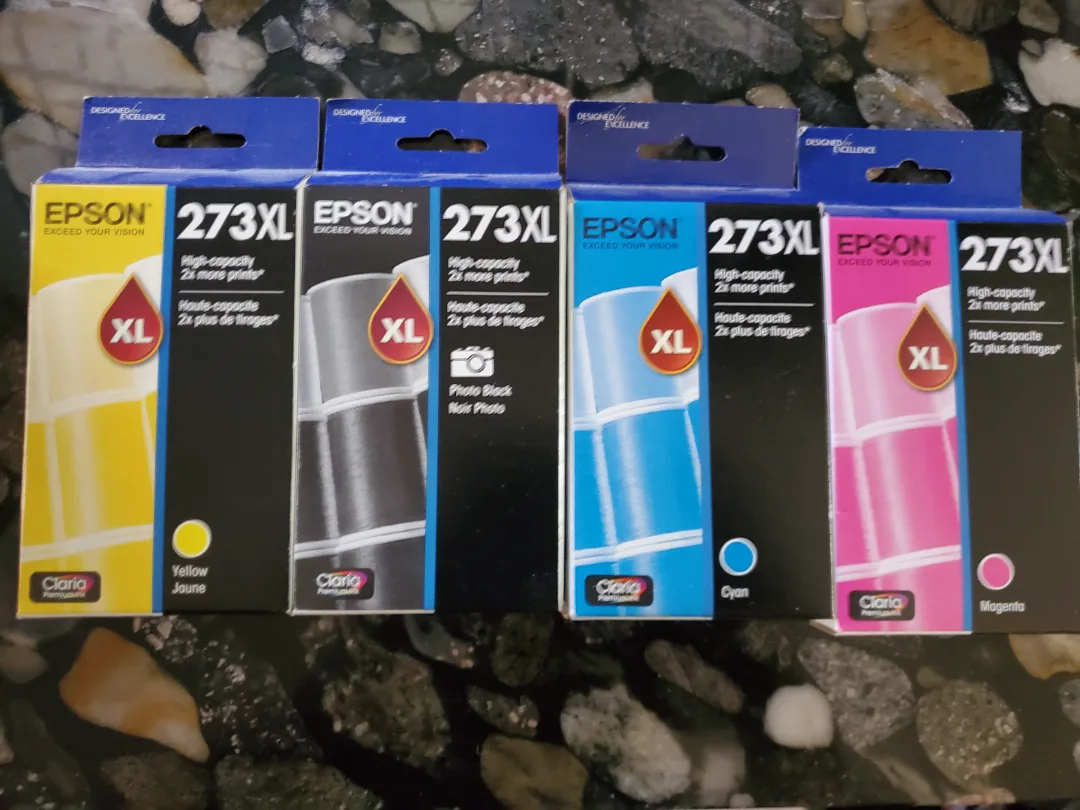 Epson 273XL Ink Cartridges - Yellow, Black, Cyan, Magenta thumbnail