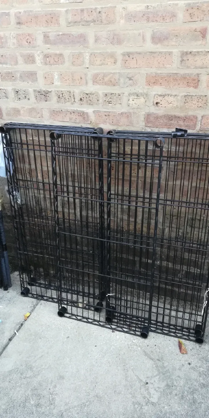 Black Wire Shelf Rack