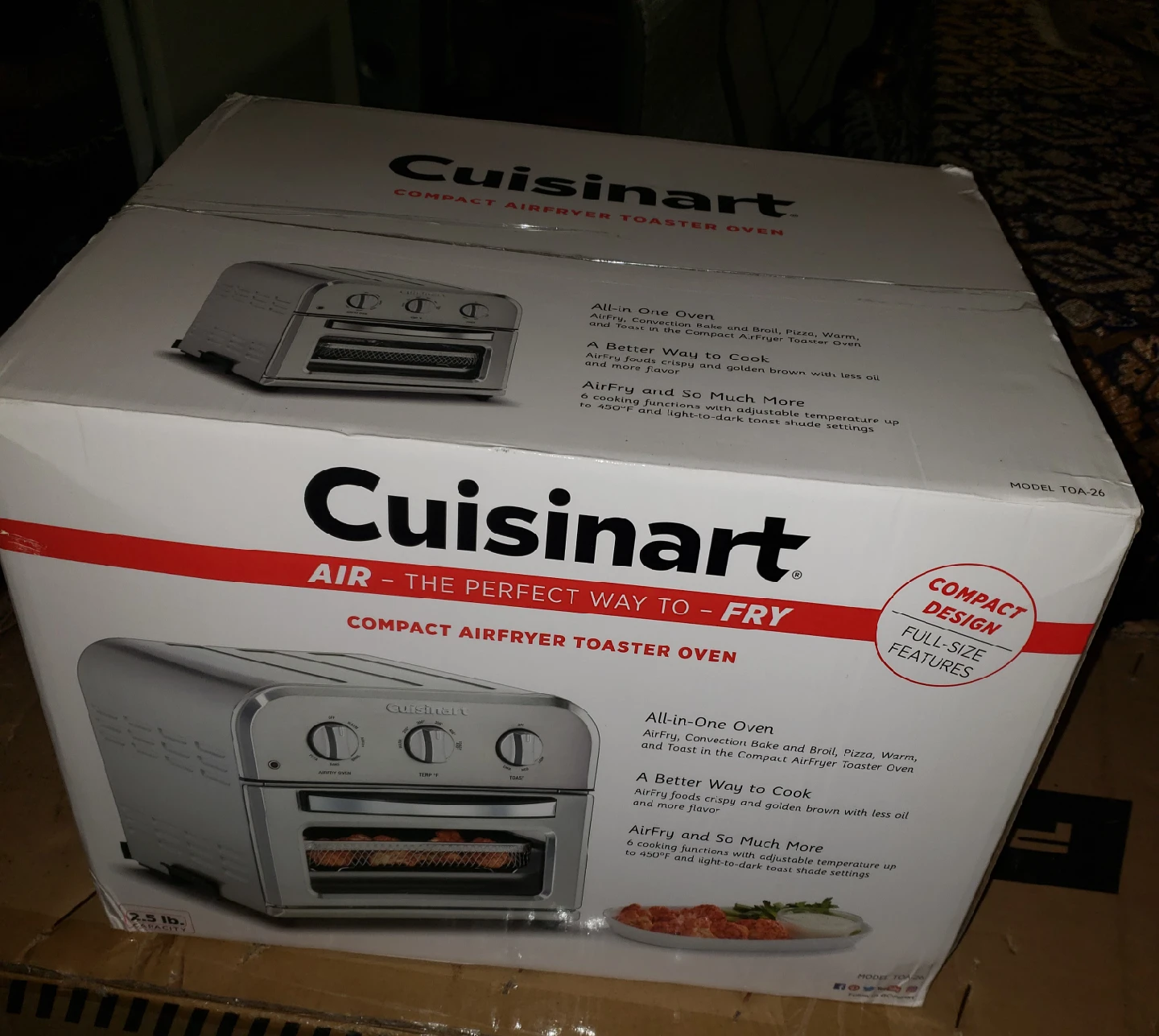 Cuisinart Compact AirFryer Toaster Oven - New in Box!