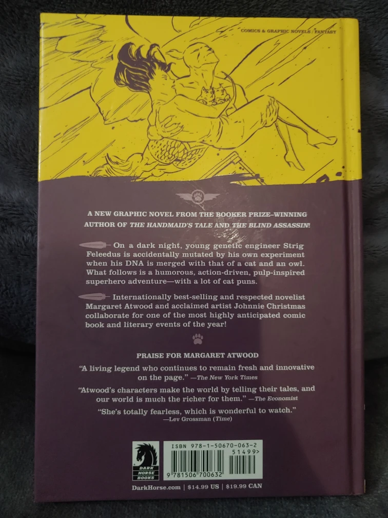 Angel Catbird by Margaret Atwood Graphic Novel - photo 2