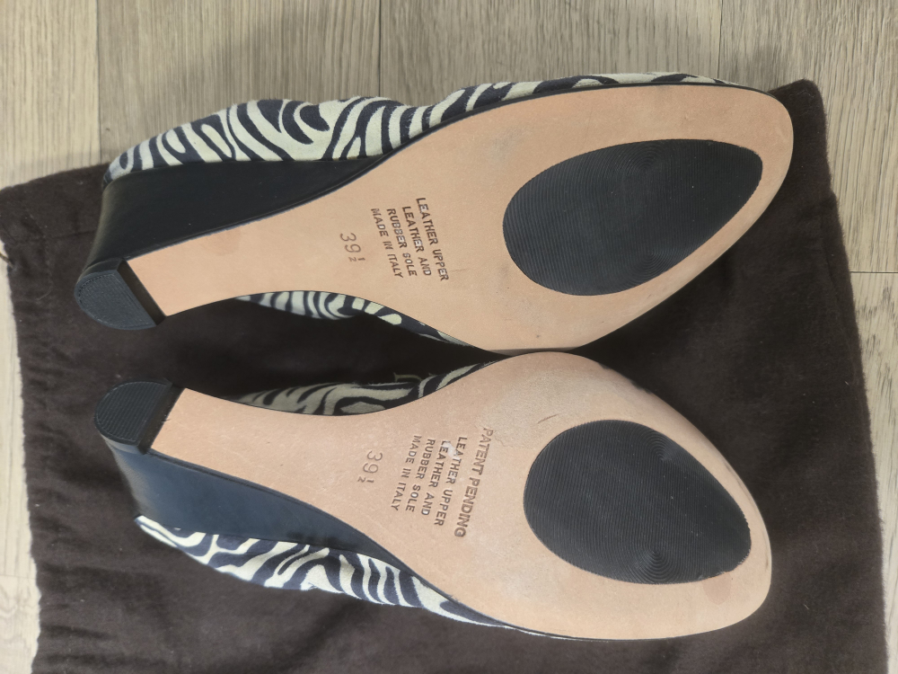 Anyi Lu Zebra Print Ballet Flats - Size 39.5 - photo 4