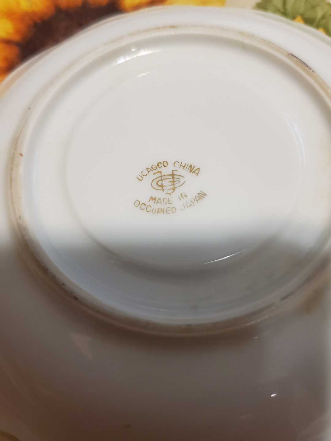 UCAGCO China Saucer - Made in Occupied Japan - photo 2