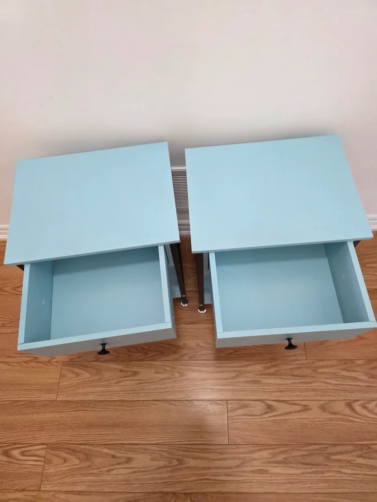 Trent Austin Design End Table - Light Blue Nightstand image indicator(6)