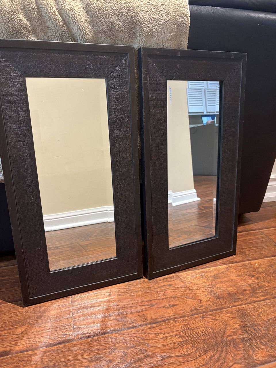 Set of Two Framed Mirrors - photo 3