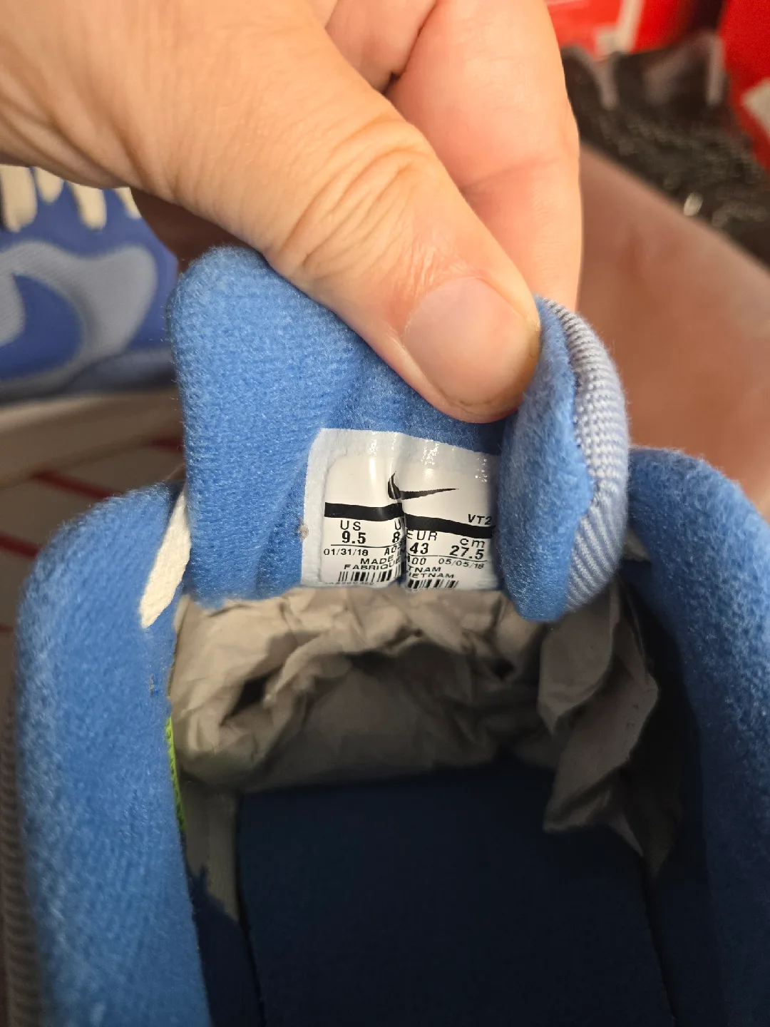 Nike Air Span II SE Blue US 9.5 image indicator(3)