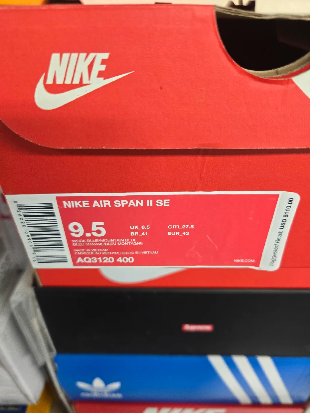 Nike Air Span II SE Blue US 9.5 image indicator(5)